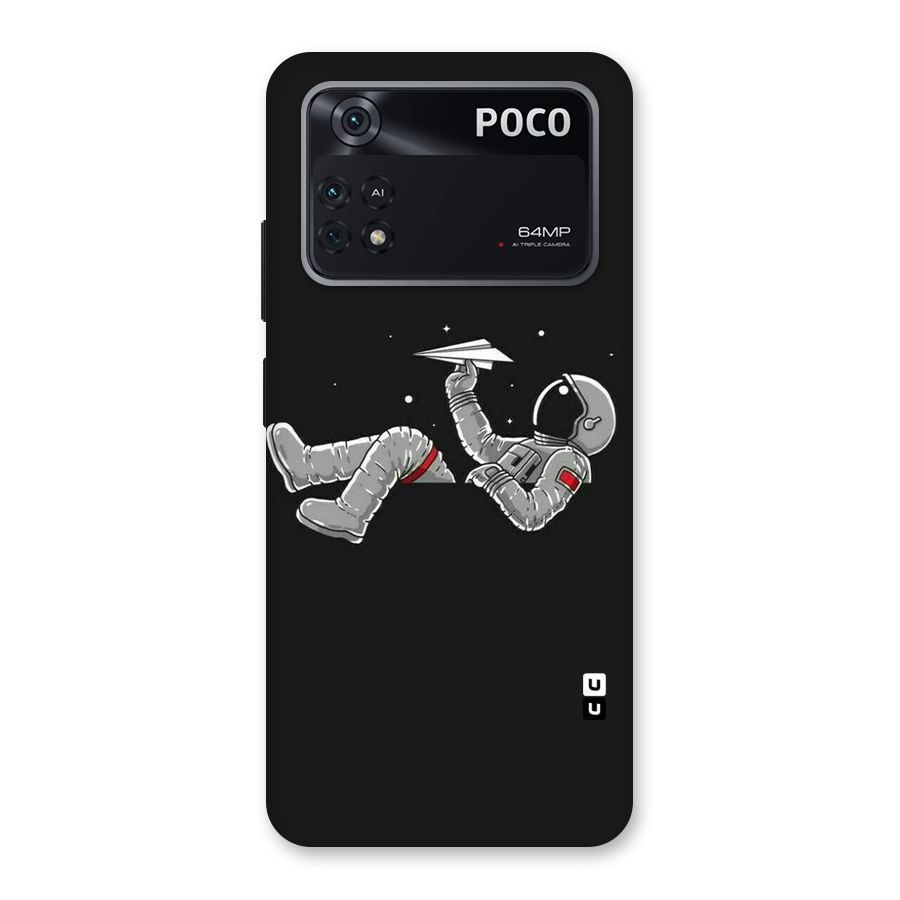 Spaceman Flying Back Case for Poco M4 Pro 4G