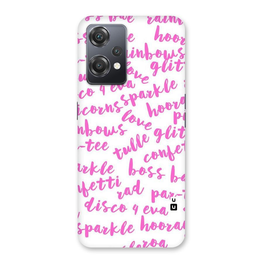 Sparkle Love Back Case for OnePlus Nord CE 2 Lite 5G