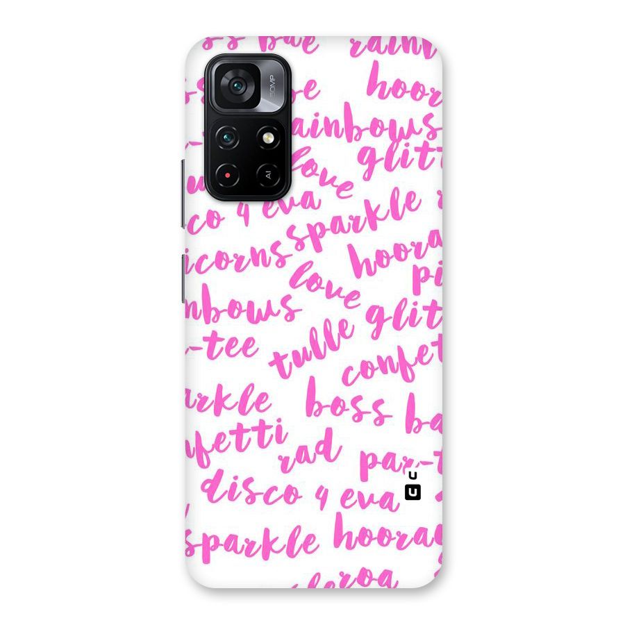 Sparkle Love Back Case for Poco M4 Pro 5G
