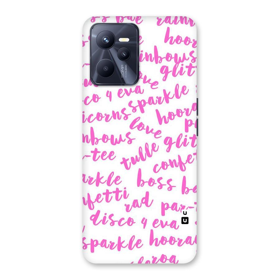 Sparkle Love Back Case for Realme C35