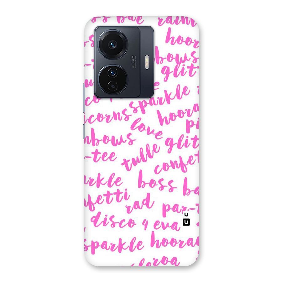 Sparkle Love Back Case for Vivo T1 Pro