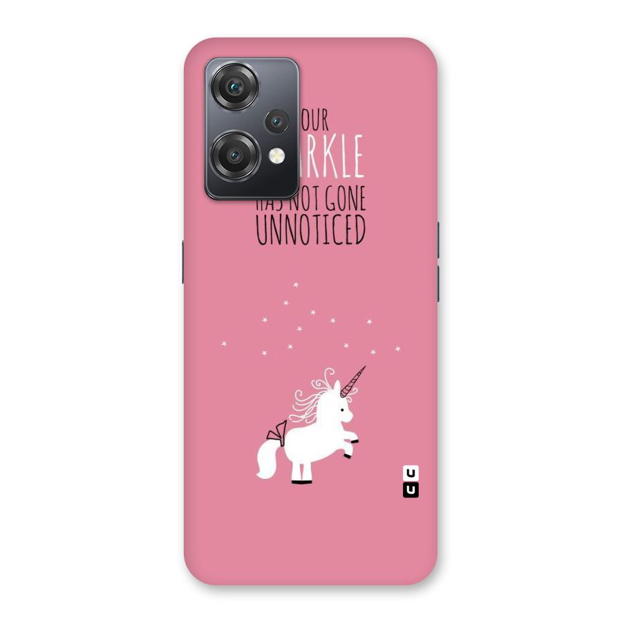 Sparkle Not Unnoticed Back Case for OnePlus Nord CE 2 Lite 5G