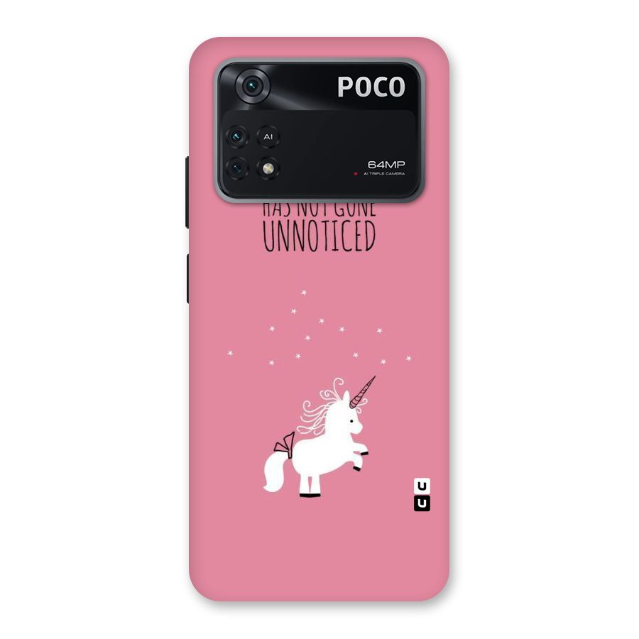 Sparkle Not Unnoticed Back Case for Poco M4 Pro 4G