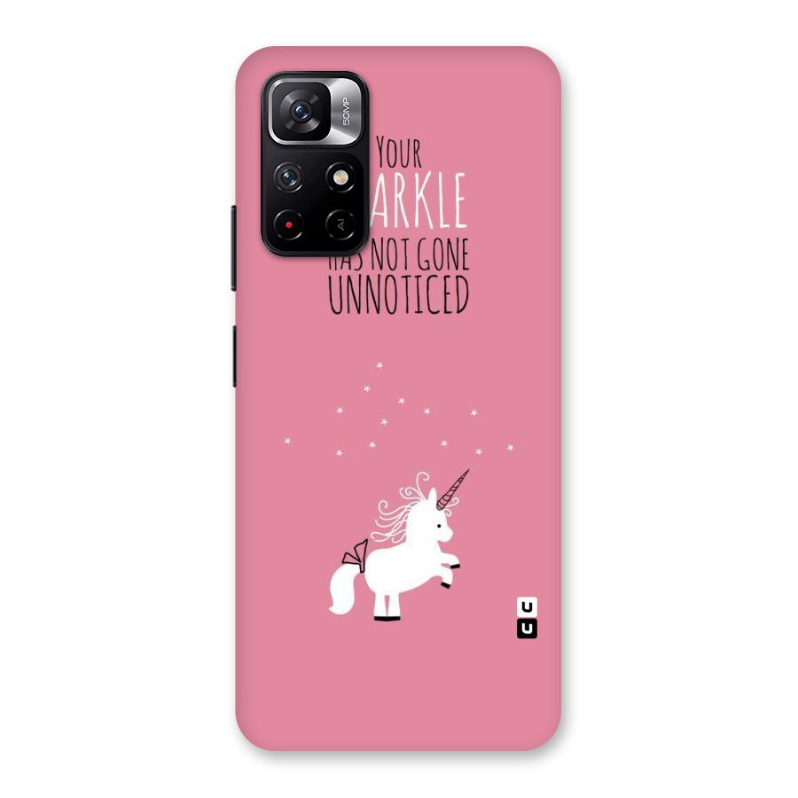 Sparkle Not Unnoticed Back Case for Redmi Note 11T 5G