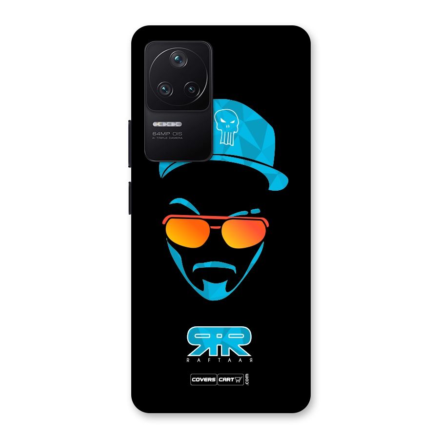 Special Raftaar Edition Blue Back Case for Poco F4 5G