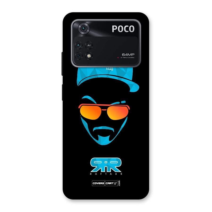 Special Raftaar Edition Blue Back Case for Poco M4 Pro 4G