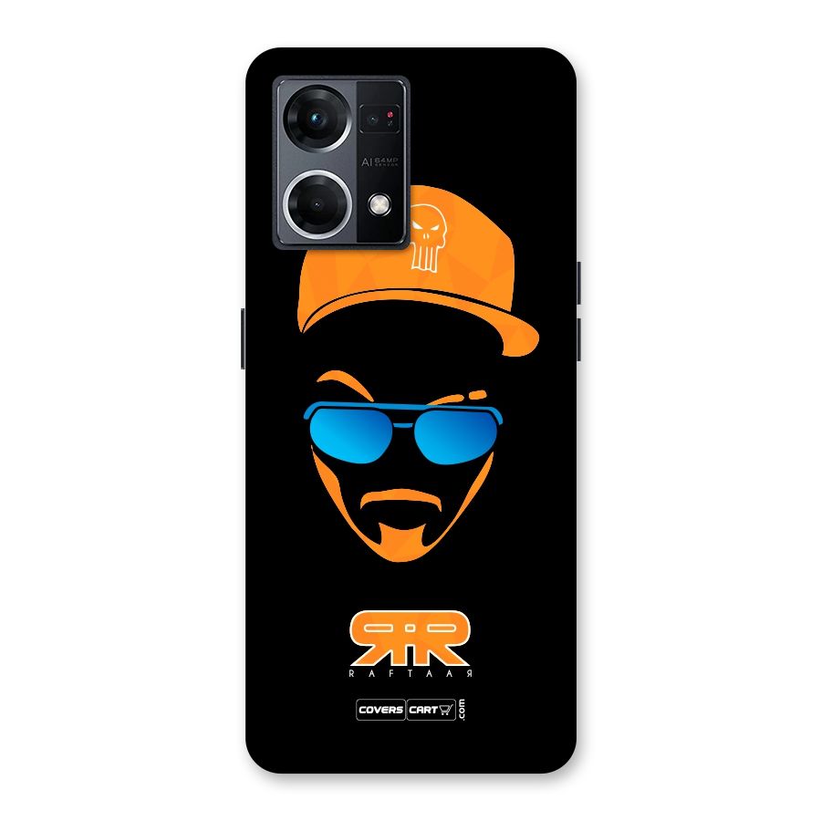 Special Raftaar Edition Orange Glass Back Case for Oppo F21 Pro 5G