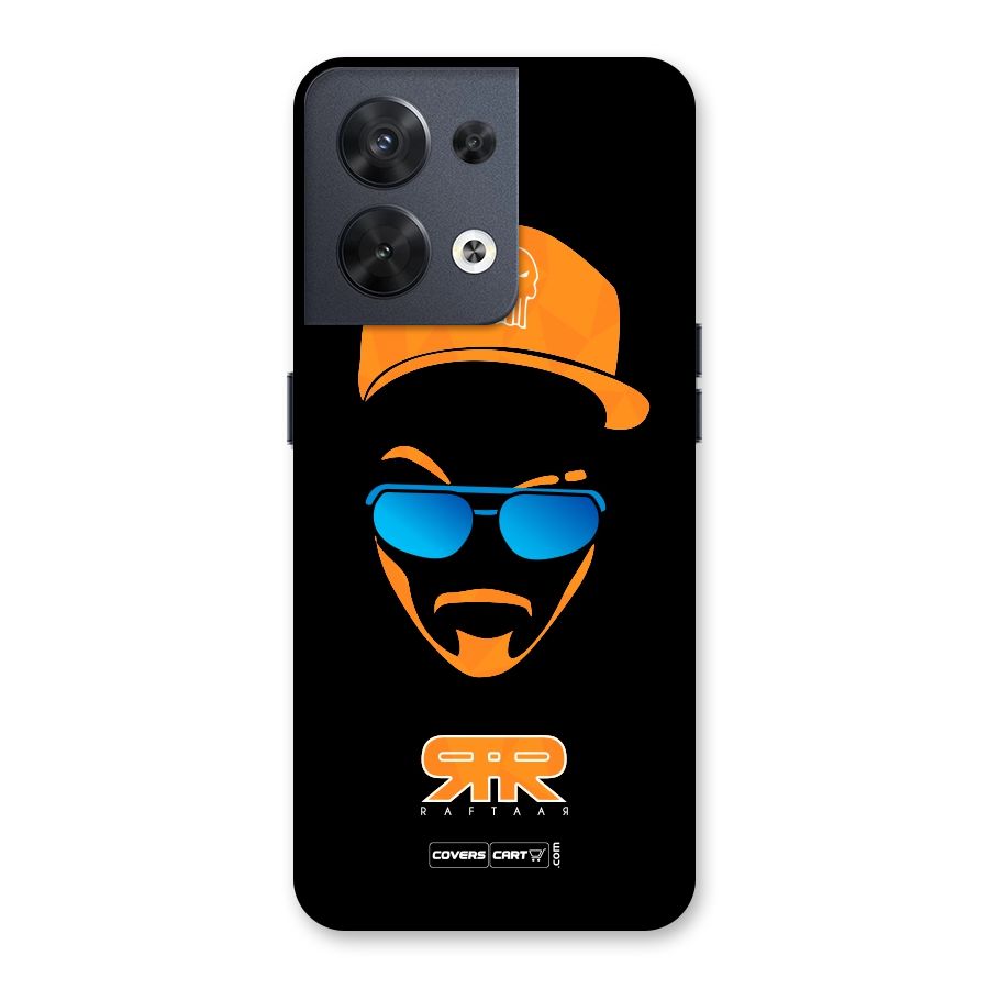 Special Raftaar Edition Orange Back Case for Oppo Reno8 5G