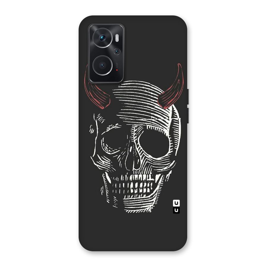 Spooky Face Back Case for Oppo K10 4G