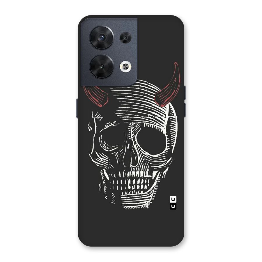Spooky Face Back Case for Oppo Reno8 5G