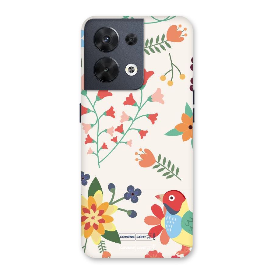 Spring Flowers Back Case for Oppo Reno8 5G