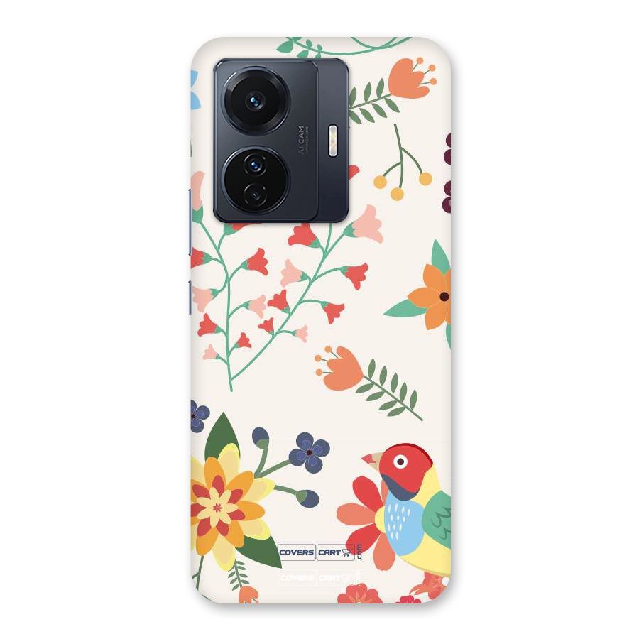 Spring Flowers Back Case for Vivo T1 Pro