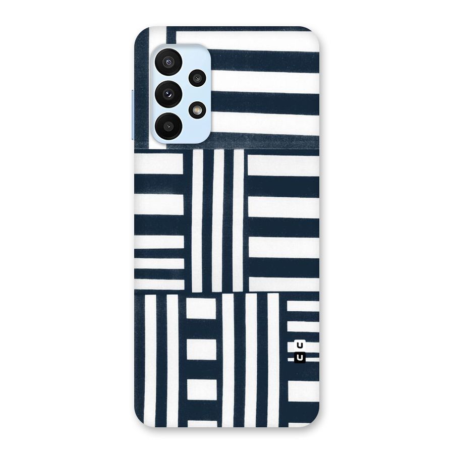 Square  Stripes Back Case for Galaxy A23