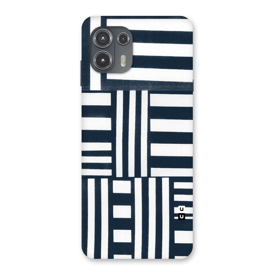 Square  Stripes Back Case for Motorola Edge 20 Fusion