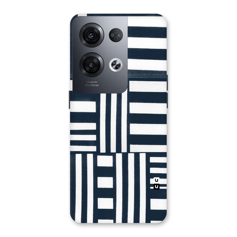 Square  Stripes Back Case for Oppo Reno8 Pro 5G