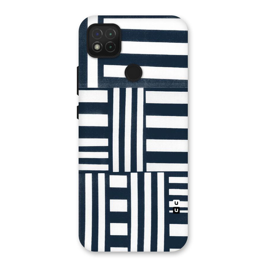 Square  Stripes Back Case for Redmi 9 Activ