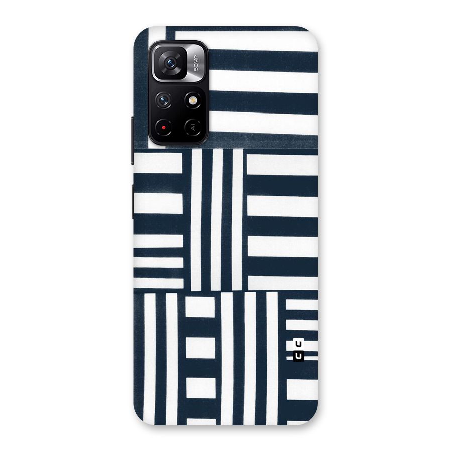 Square  Stripes Back Case for Redmi Note 11T 5G