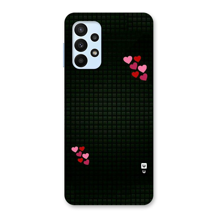 Square and Hearts Back Case for Galaxy A23