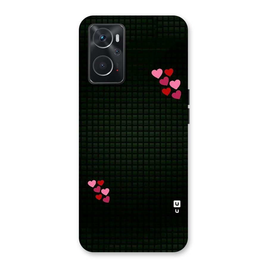 Square and Hearts Back Case for Oppo K10 4G