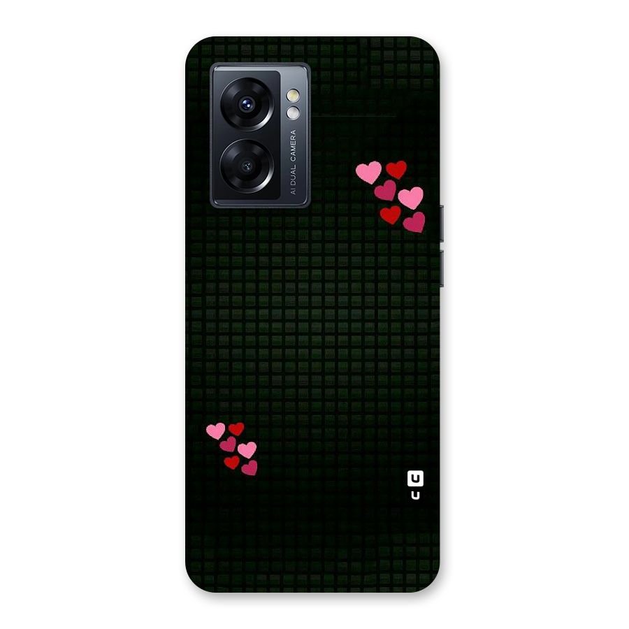 Square and Hearts Back Case for Oppo K10 5G