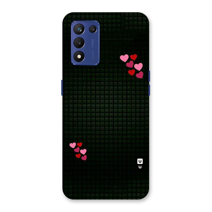 Square and Hearts Back Case for Realme 9 5G Speed