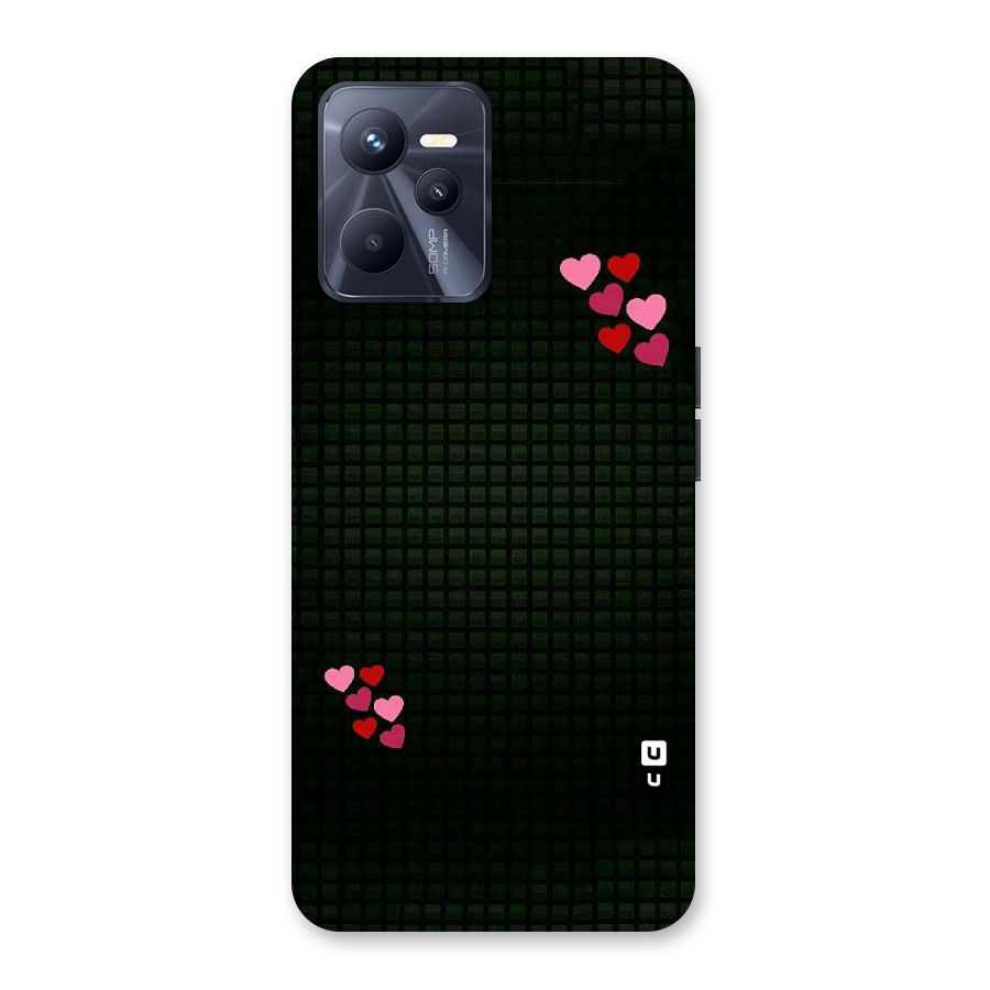 Square and Hearts Back Case for Realme C35
