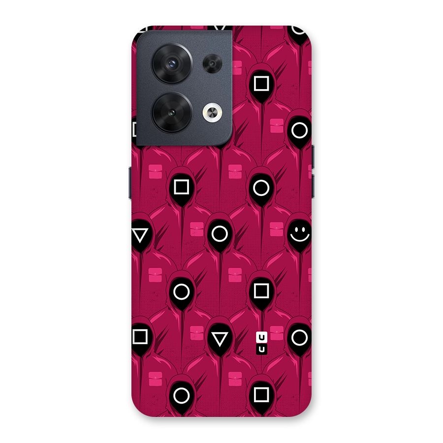 Squid Gamers Pattern Back Case for Oppo Reno8 5G