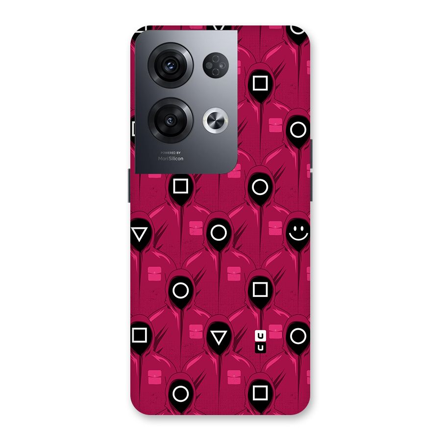 Squid Gamers Pattern Back Case for Oppo Reno8 Pro 5G