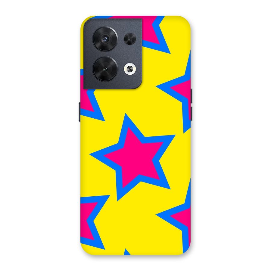 Star Pattern Back Case for Oppo Reno8 5G