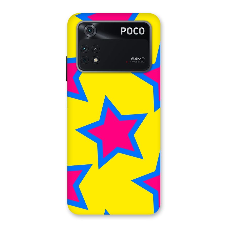 Star Pattern Back Case for Poco M4 Pro 4G