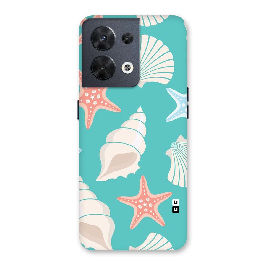 Starfish Sea Shell Back Case for Oppo Reno8 5G