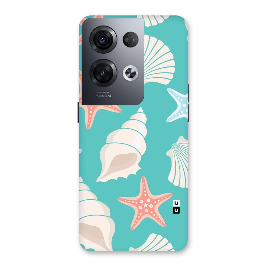 Starfish Sea Shell Back Case for Oppo Reno8 Pro 5G