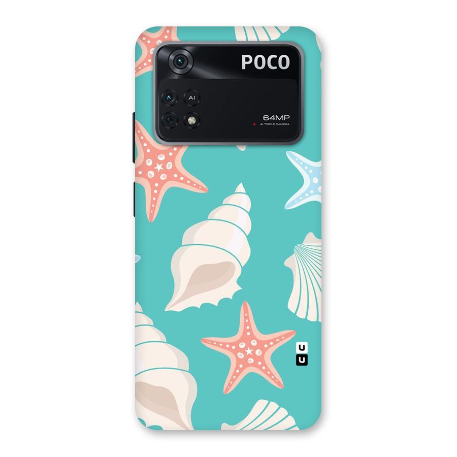 Starfish Sea Shell Back Case for Poco M4 Pro 4G