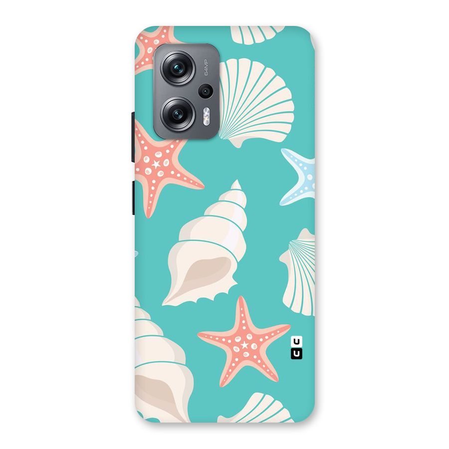 Starfish Sea Shell Back Case for Redmi K50i