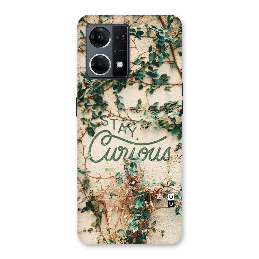 Stay Curious Glass Back Case for Oppo F21 Pro 5G