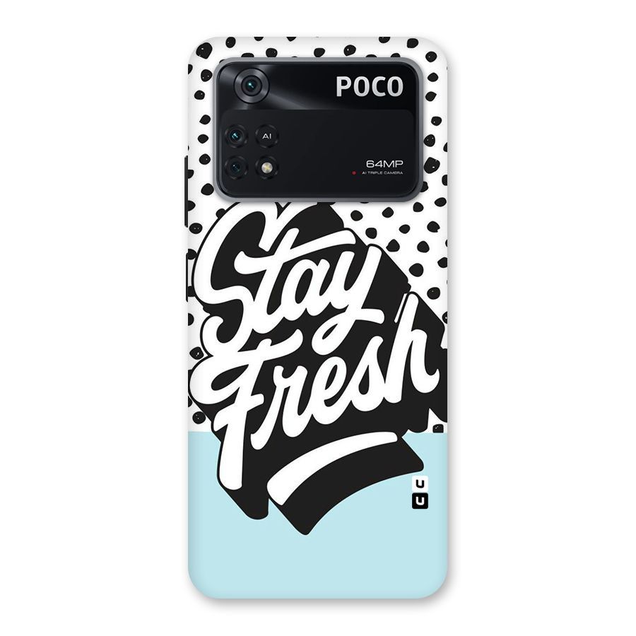 Stay Fresh Back Case for Poco M4 Pro 4G