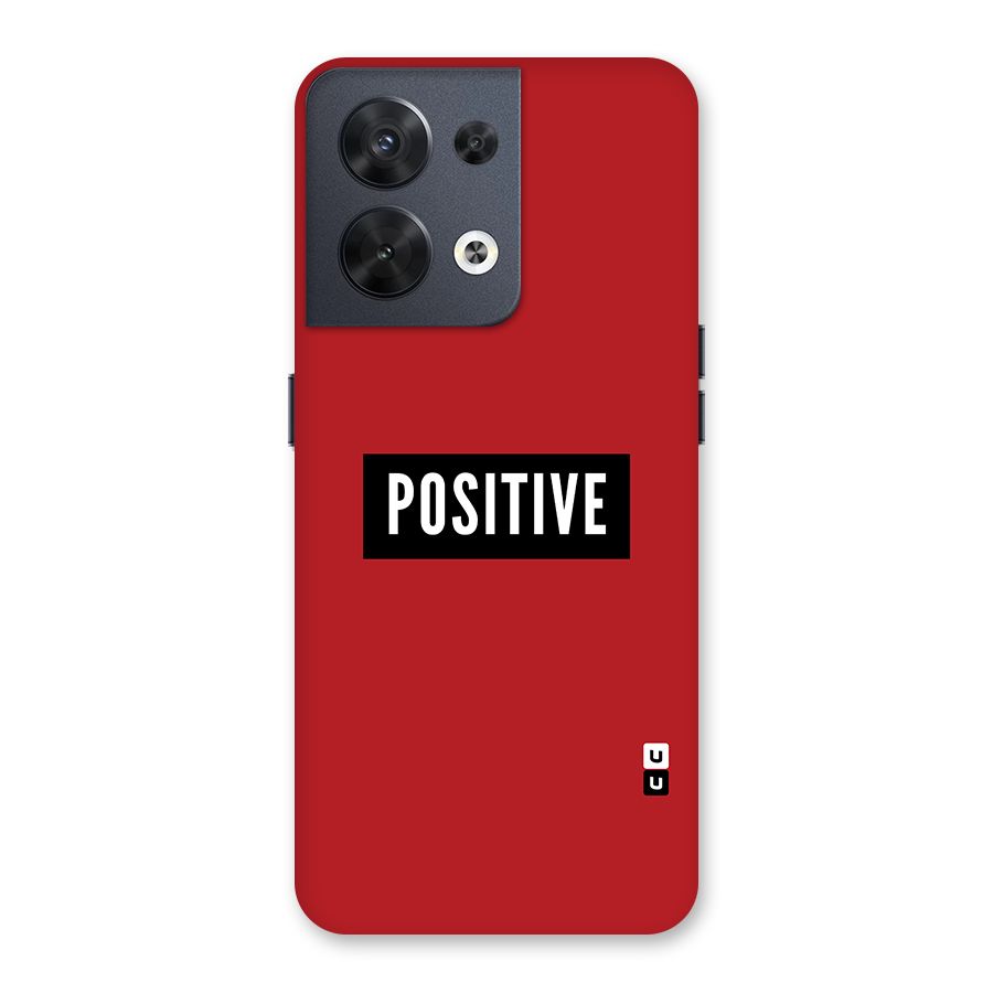 Stay Positive Back Case for Oppo Reno8 5G