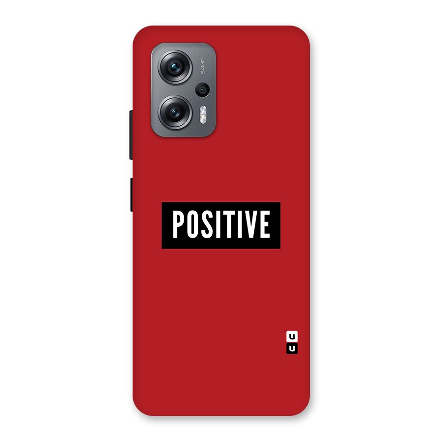 Stay Positive Back Case for Redmi K50i