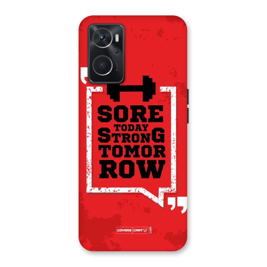 Stay Strong Back Case for Oppo K10 4G