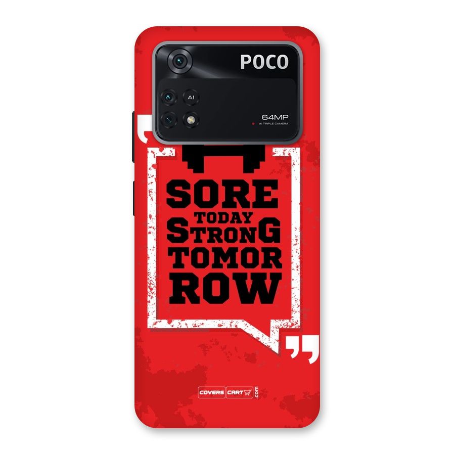 Stay Strong Back Case for Poco M4 Pro 4G