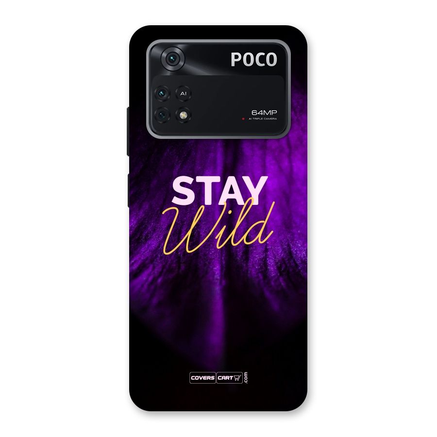 Stay Wild Back Case for Poco M4 Pro 4G