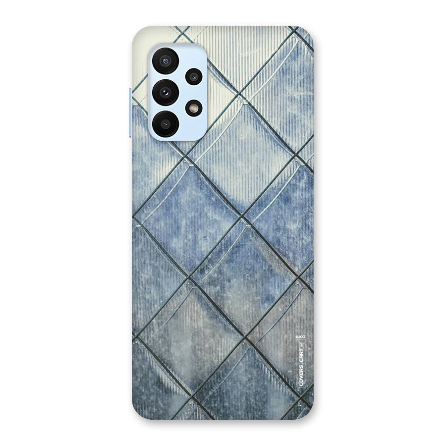 Steel Blue Pattern Back Case for Galaxy A23