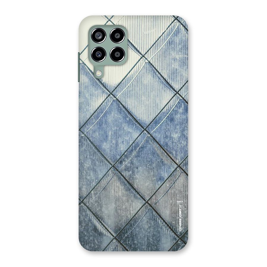 Steel Blue Pattern Back Case for Galaxy M33