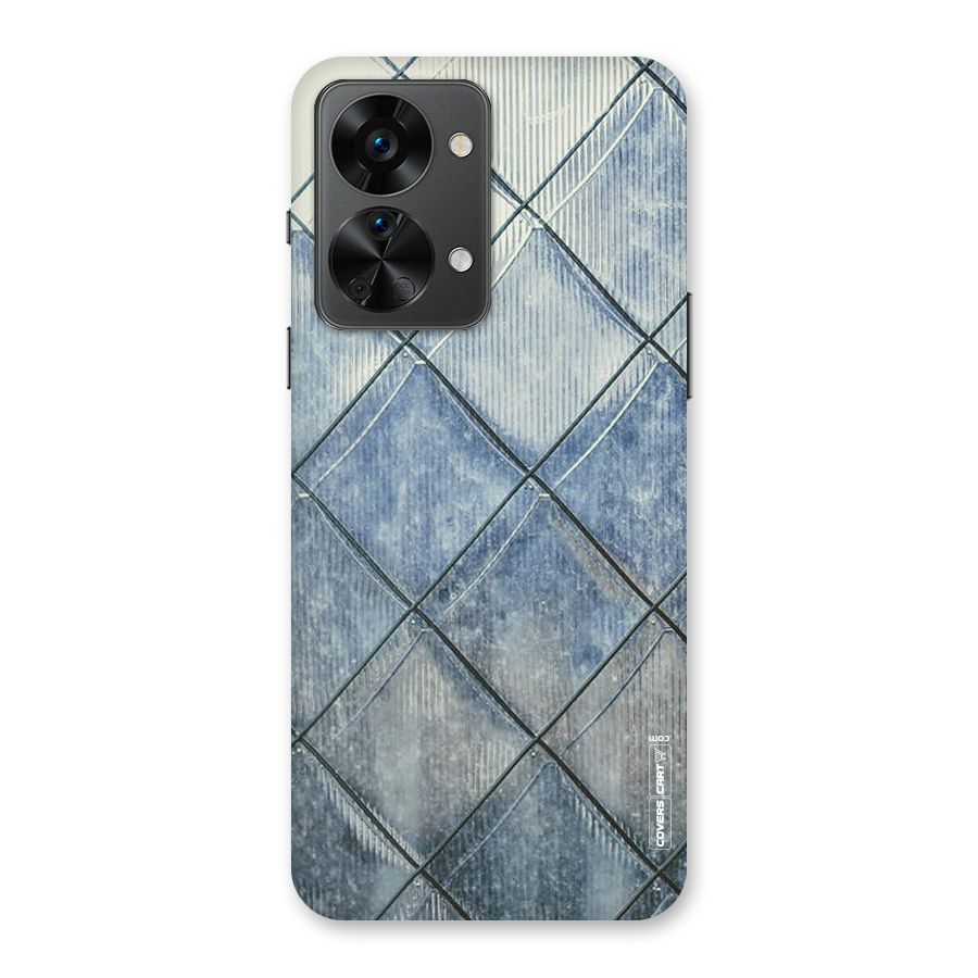 Steel Blue Pattern Back Case for OnePlus Nord 2T
