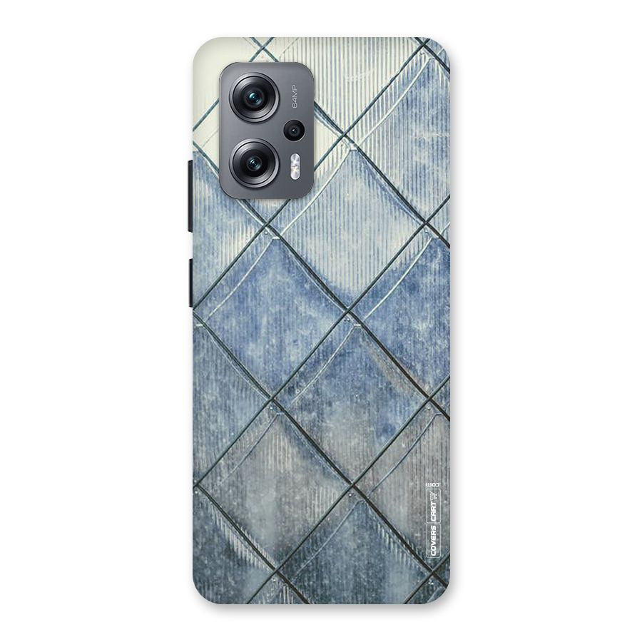 Steel Blue Pattern Back Case for Redmi K50i