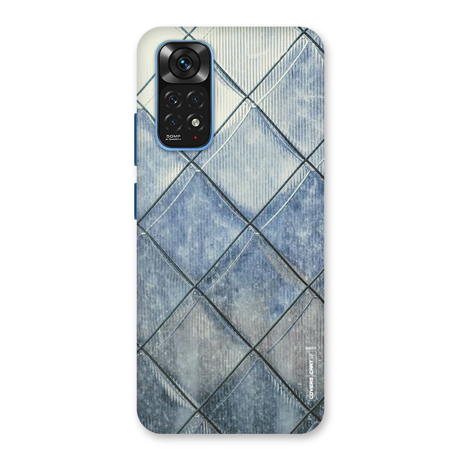 Steel Blue Pattern Back Case for Redmi Note 11S