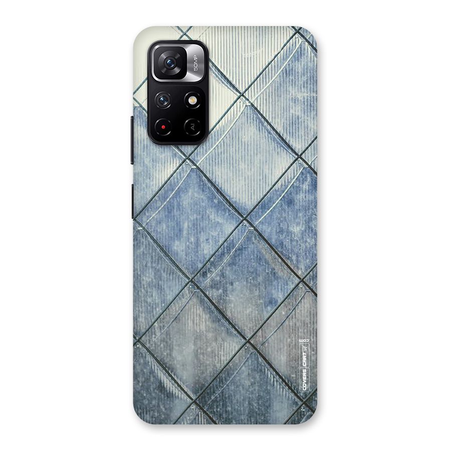 Steel Blue Pattern Back Case for Redmi Note 11T 5G