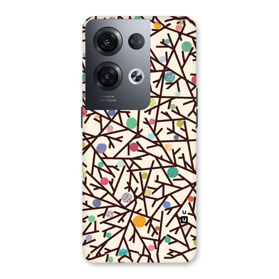 Stem Pattern Back Case for Oppo Reno8 Pro 5G