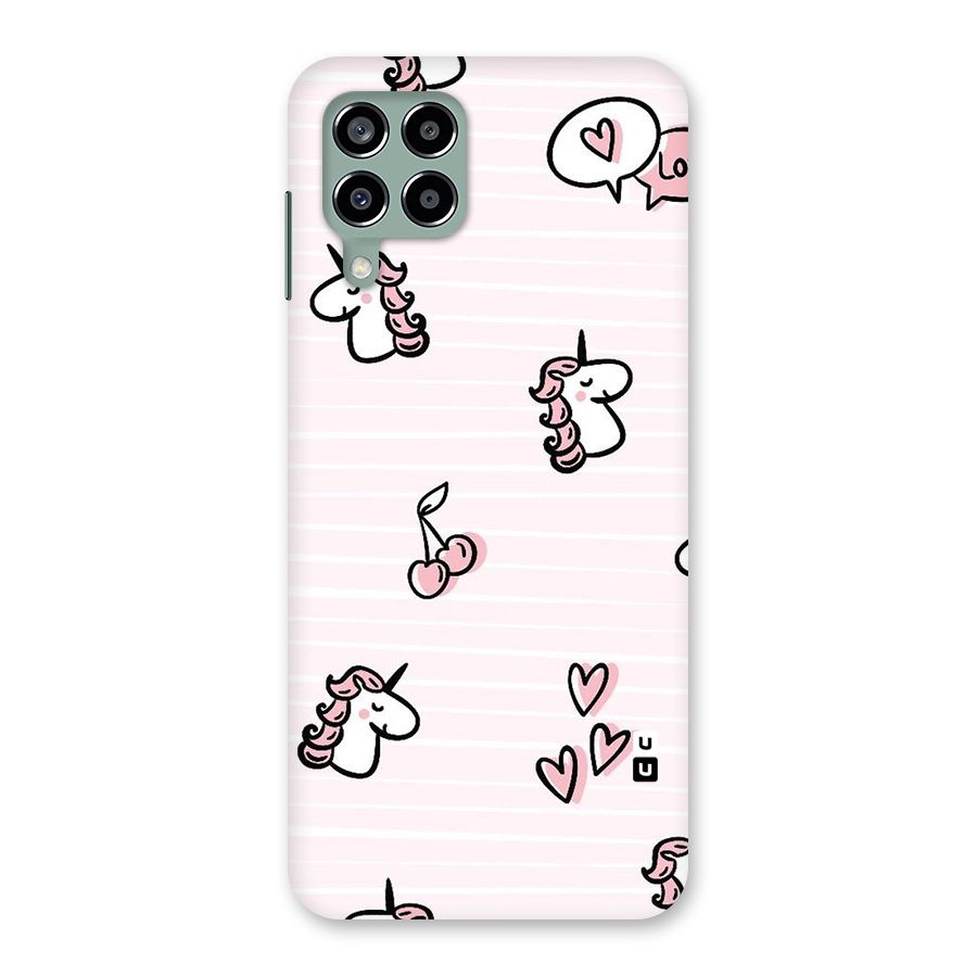Strawberries And Unicorns Back Case for Galaxy M33