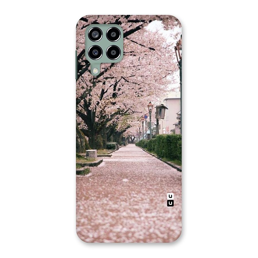 Street In Pink Flowers Back Case for Galaxy M33